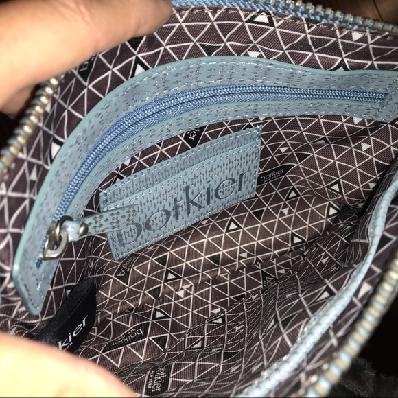 Botkier New York Blue Suede Crossbody - Picture 5 of 8